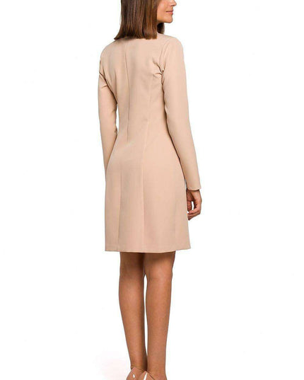 Chic Minimalist Button-Down Day Dress