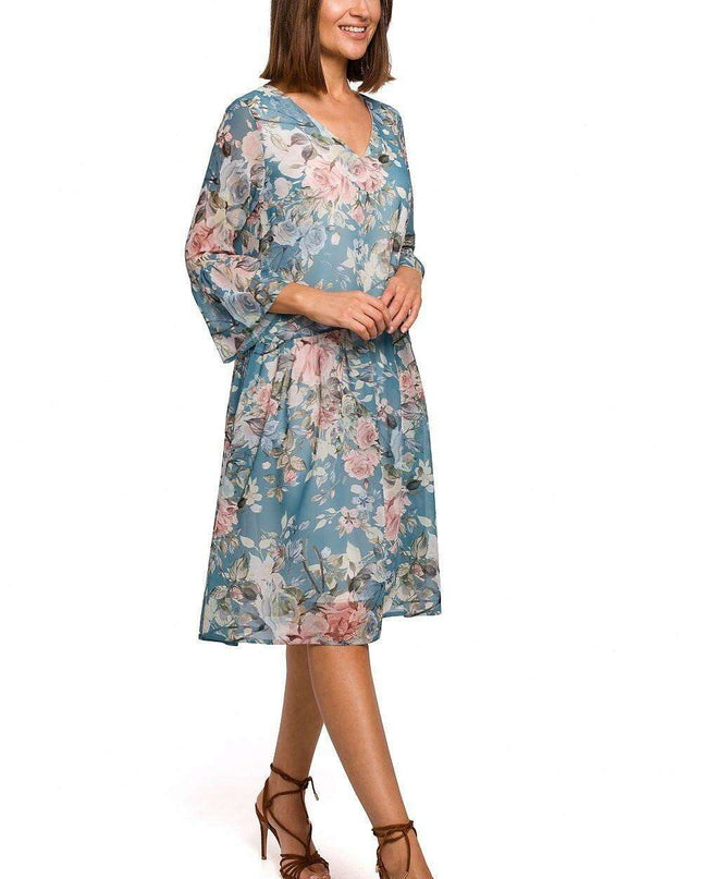 Chic Floral Chiffon Daydress