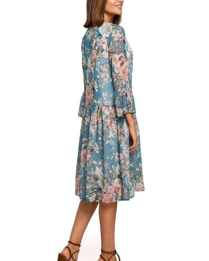 Chic Floral Chiffon Daydress