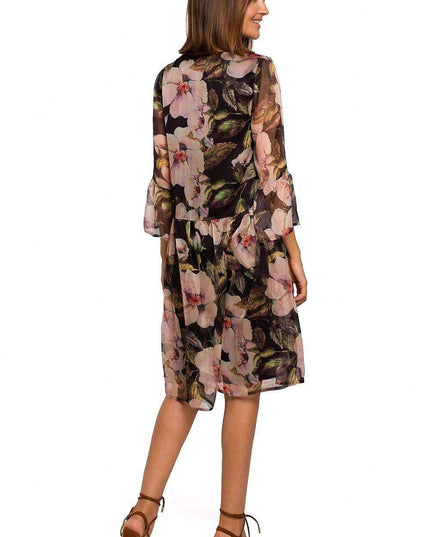 Chic Floral Chiffon Daydress