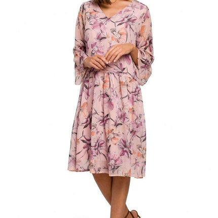 Chic Floral Chiffon Daydress
