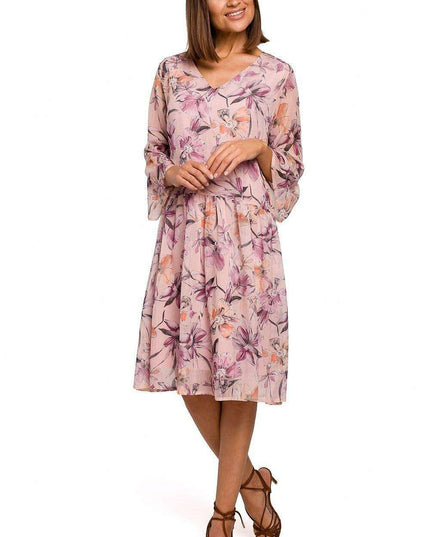 Chic Floral Chiffon Daydress