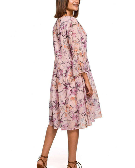 Chic Floral Chiffon Daydress