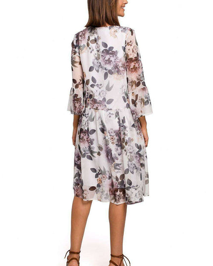 Chic Floral Chiffon Daydress