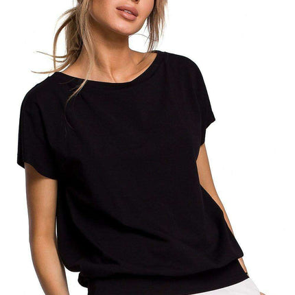 Effortlessly Chic Cotton Blend Blouse by Moe
