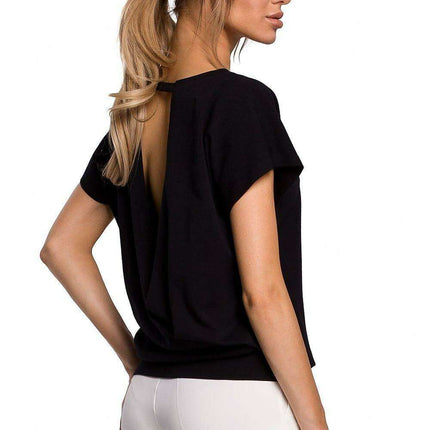 Effortlessly Chic Cotton Blend Blouse by Moe