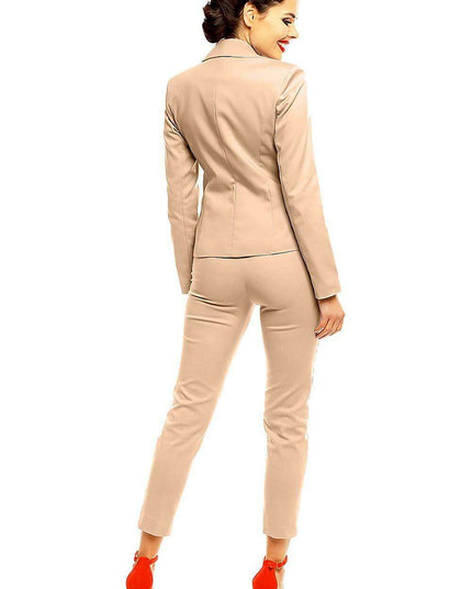 Elegant Pointed Collar Blazer