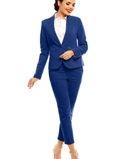 Elegant Pointed Collar Blazer