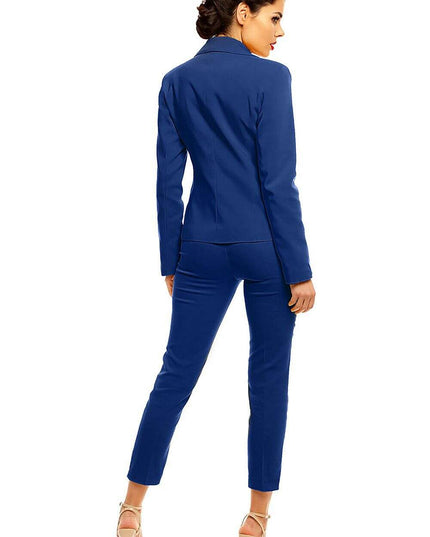 Elegant Pointed Collar Blazer