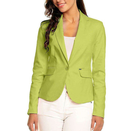 Elegant Pointed Collar Blazer