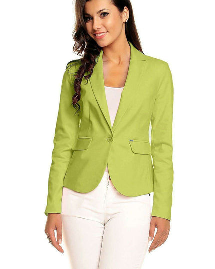 Elegant Pointed Collar Blazer