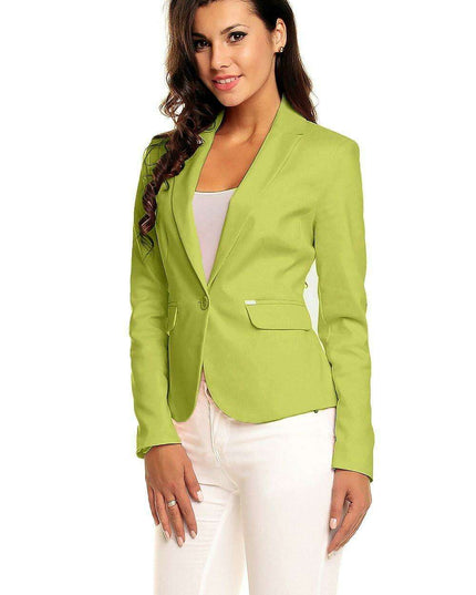 Elegant Pointed Collar Blazer