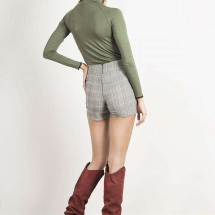 Elegant Lace Embellished Turtleneck Blouse For Women