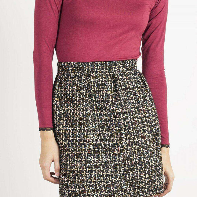 Elegant Zippered Mini Skirt Timeless Luxury For Women