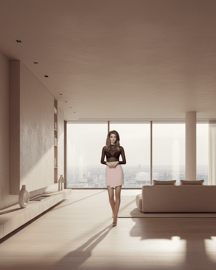 Elegant A Line Skirt With Hidden Zipper Detail For Work