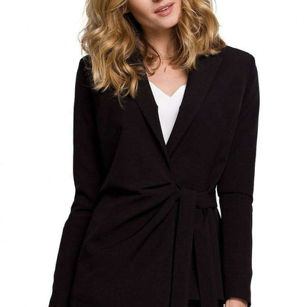 Chic Waist-Defining Pleated Jacket