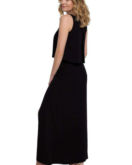 Glamorous Thigh-High Cocktail Dress with Exquisite Detailing