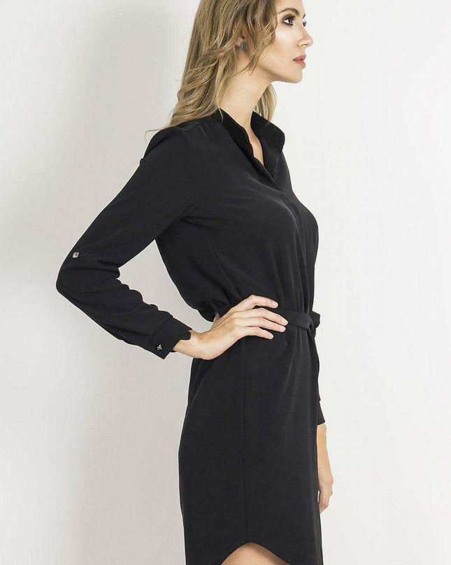 Chic European Convertible Daydress Asymmetric Elegance