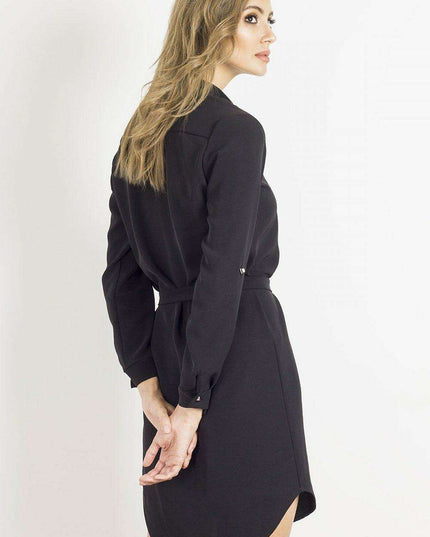 Chic European Convertible Daydress Asymmetric Elegance