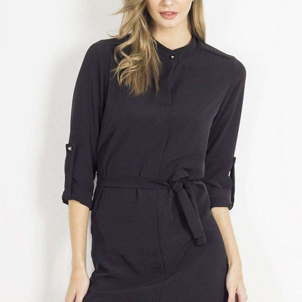 Chic European Convertible Daydress Asymmetric Elegance