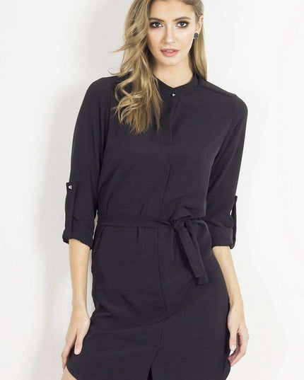 Chic European Convertible Daydress Asymmetric Elegance