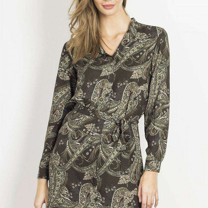 Chic European Convertible Daydress Asymmetric Elegance