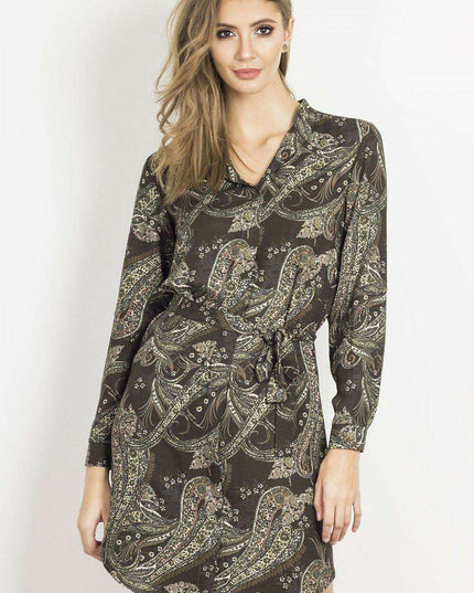 Chic European Convertible Daydress Asymmetric Elegance