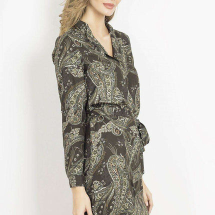 Chic European Convertible Daydress Asymmetric Elegance