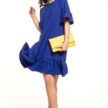 Charming Bow Frill Mini Dress