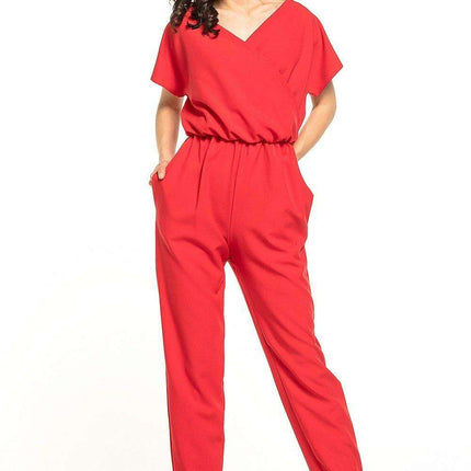 Elegant Tessita Jumpsuit: Stylish One-Piece with Envelope Neckline
