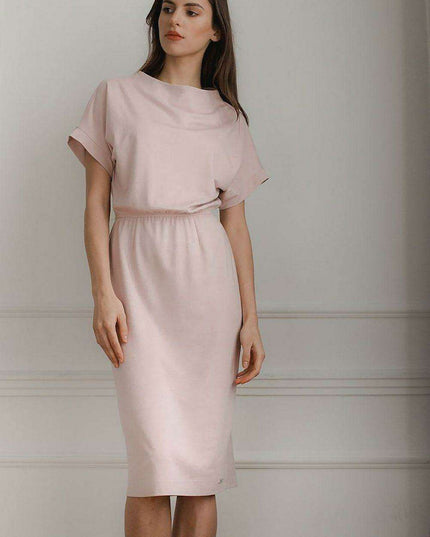 Chic Black Midi Dress for Every Occasion by Lenitif