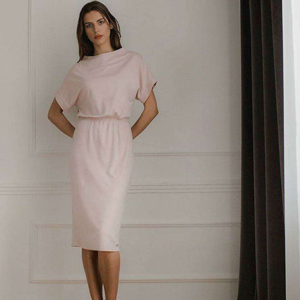 Chic Black Midi Dress for Every Occasion by Lenitif