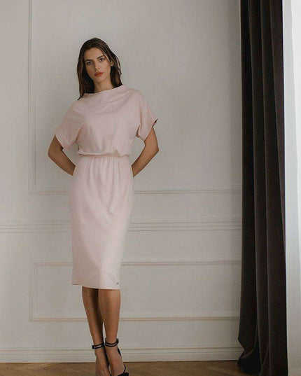 Chic Black Midi Dress for Every Occasion by Lenitif