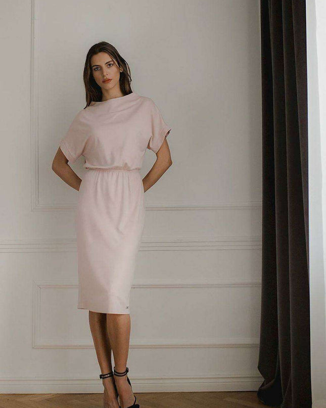 Chic Black Midi Dress for Every Occasion by Lenitif