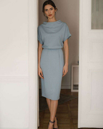 Chic Black Midi Dress for Every Occasion by Lenitif