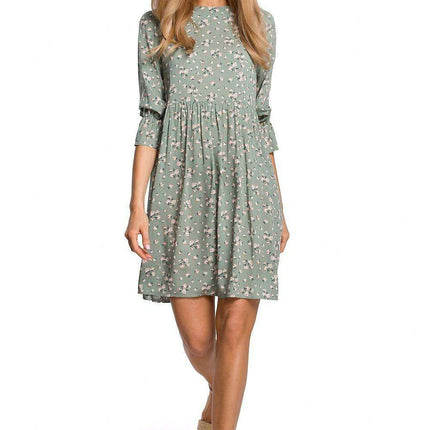 Chic Frill Sleeve Adjustable Summer Dress