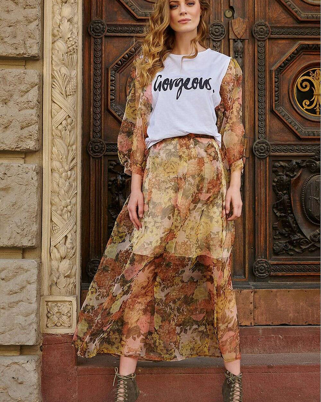 Long skirt model 145581