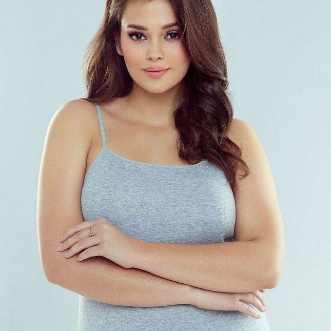 Elegant Cotton Blouse with Sleek Straps