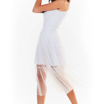 Awama Women's Professional A-Line Skirt with Pockets and Stretch Fabri