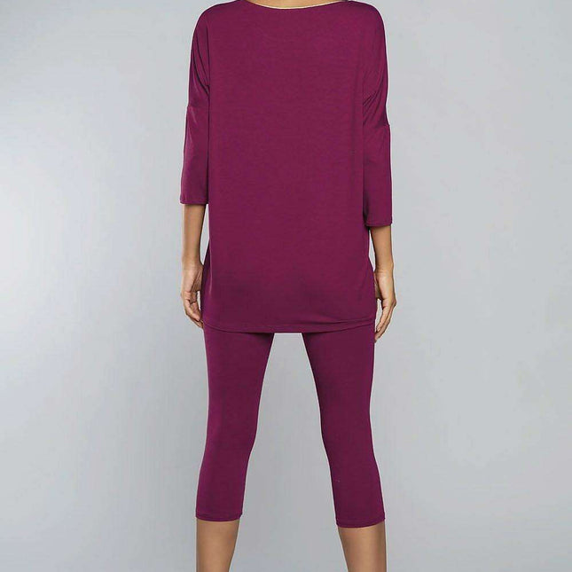 Elegant Mandala Print Italian Loungewear Set