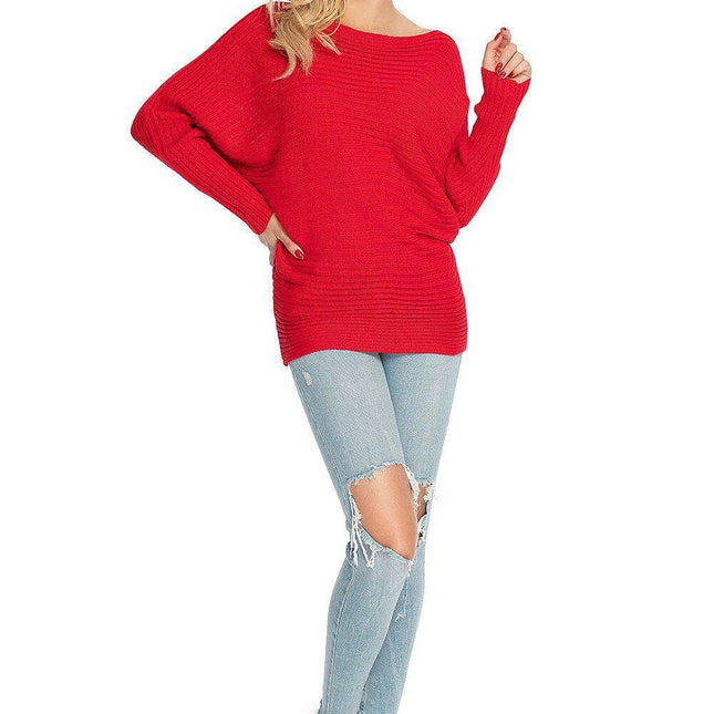 Elegant Kimono-Style Knit Pullover