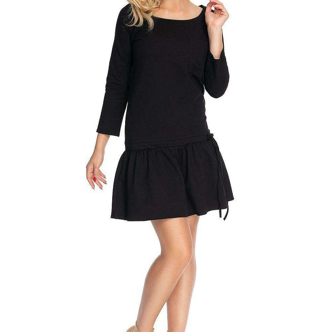 Elegant Ruffled Mini Dress