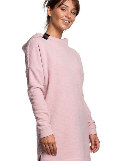 Dual-Sided Plush Knit Hoodie