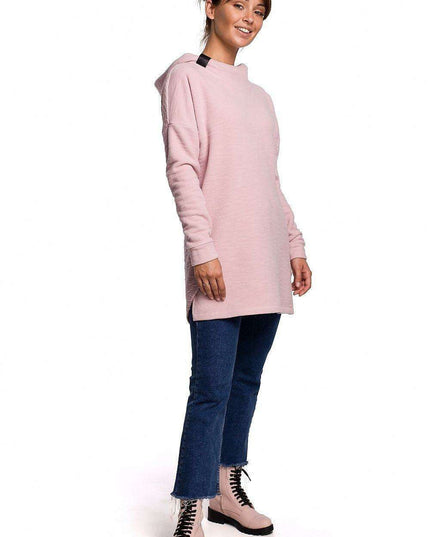 Dual-Sided Plush Knit Hoodie