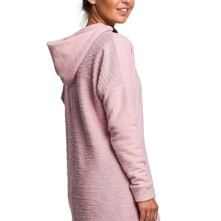 Dual-Sided Plush Knit Hoodie