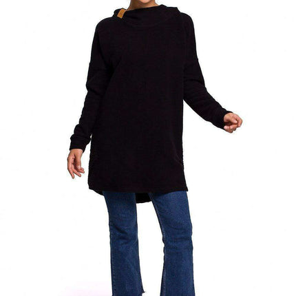 Dual-Sided Plush Knit Hoodie