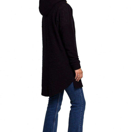 Dual-Sided Plush Knit Hoodie