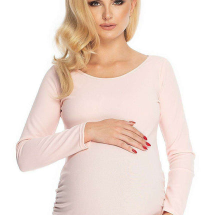 Chic Peekaboo Maternity Top for Trendsetting Moms-to-Be