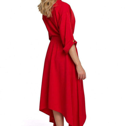 Modern Asymmetrical Envelope Daydress for Urban Elegance