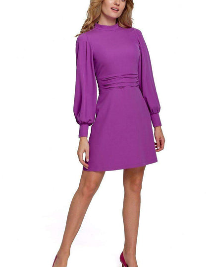 Chic Waist-Enhancing Day Dress